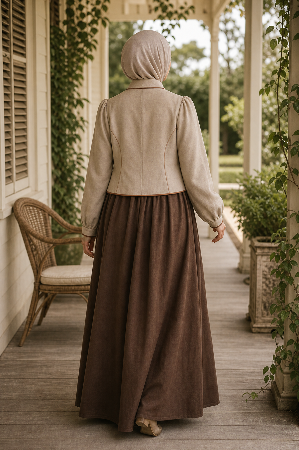 Marianne Walnut Back