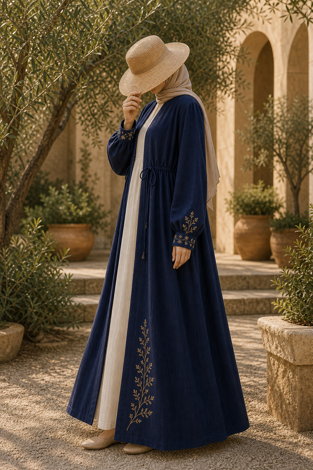 Garden Navy Side Profile