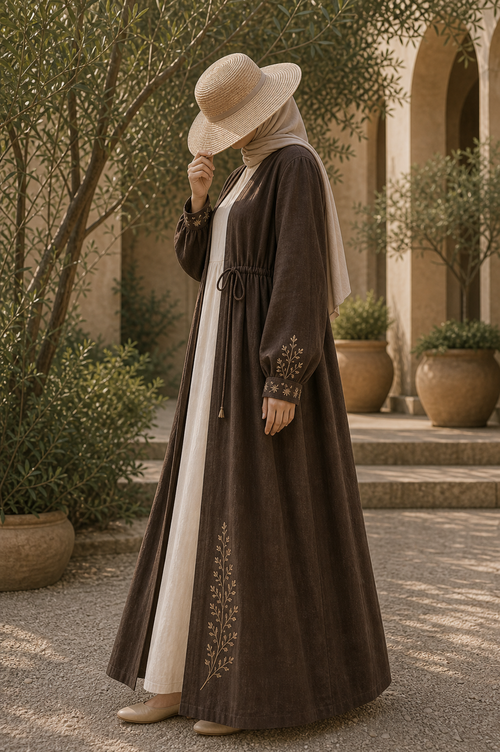 Garden Dark brown Side Profile